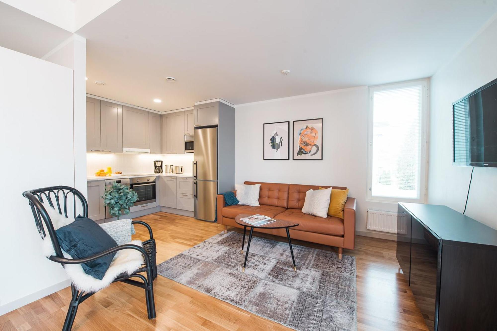 Forenom Serviced Apartments Helsinki Toeoeloe Dış mekan fotoğraf
